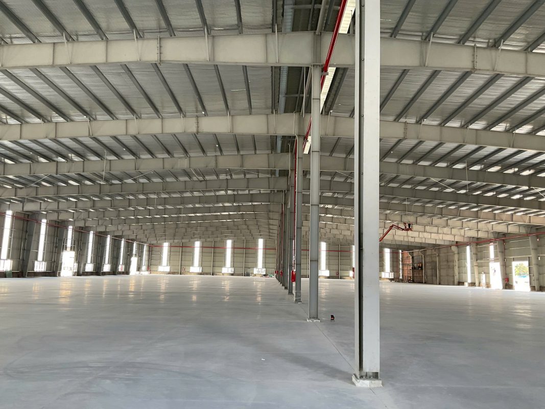 Hiện trạng kết cấu khung thép nhà xưởng công nghiệp