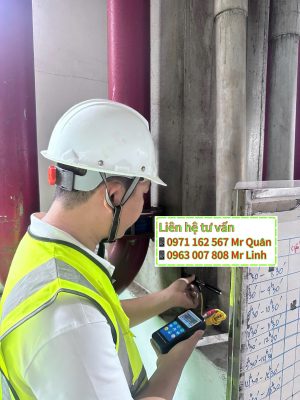 Kỹ sư đo kiểm phục vụ chứng nhận an toàn nhà xưởng