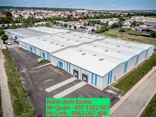Kiểm định hiện trạng và an toàn nhà xưởng trong khu công nghiệp