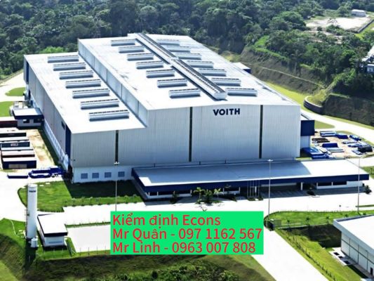 Kiểm định an toàn chịu lực nhà xưởng công nghiệp quy mô lớn