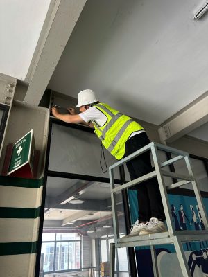 Khảo sát dầm sàn lửng nhà xưởng trong quá trình kiểm định kết cấu