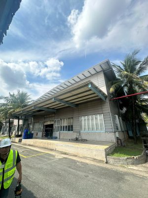 Khảo sát hiện trạng tổng thể bên ngoài nhà xưởng phục vụ kiểm định audit nhà máy.