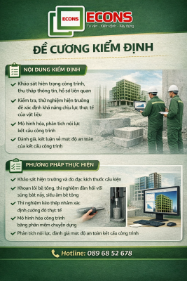 de cuong kiem dinh nha xuong gom khao sat hien trang thu nghiem vat lieu va phan tich ket cau cong trinh