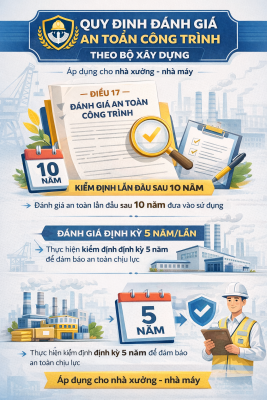 trường hợp bắt buộc kiểm định nhà xưởng khi audit nhà máy