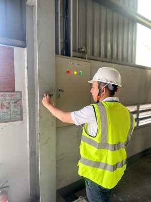 kiểm tra kết cấu cột nhà xưởng trước audit nhà máy