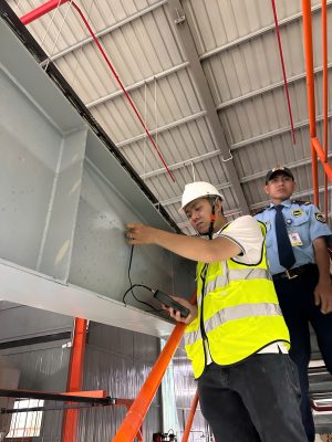 đo độ cứng dầm thép kết cấu nhà xưởng công nghiệp