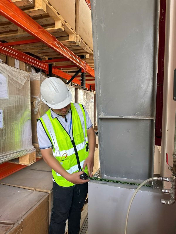 kiểm tra kích thước tiết diện cột thép kết cấu nhà xưởng